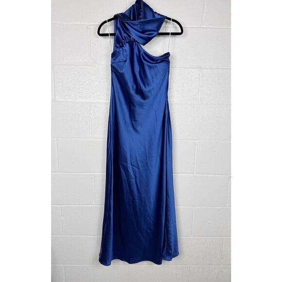 Hello Molly Attraction Stolen Maxi Dress Blue - Picture 4 of 7